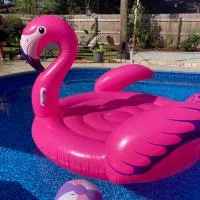 Very Private 3 Bed Home with HEATED Pool Palms and Big Fenced Yard, hotell sihtkohas Pensacola