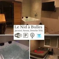 Nid à bulles - Loft 35m2 sauna jacuzzi 10min centre Strasbourg, viešbutis mieste Bischheim