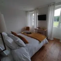 Viesnīca chambres d'hôtes numéro 1 Le Bedat côté jardin pilsētā Labatut