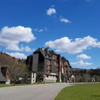 Centrum Promocji Leśnictwa w Mucznem, hotell i Lutowiska
