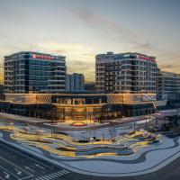 Hilton Garden Inn Ordos Kangbashi, hotell Ordoses lennujaama Ordos Ejin Horo International Airport - DSN lähedal