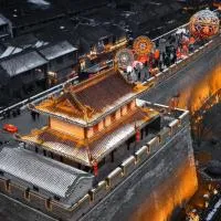 Viesnīca YiXi Designer Hotel - Xi'an Bell Tower & Ming City Wall & T'ang Dynasty Ever-Bright City pilsētā Sjiaņa