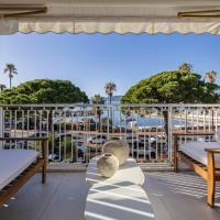 REF 1979 - Cannes Palm beach- Sea view apartment for rent, отель в Каннах