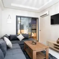 Nice & Comfortable 2BHK panoramic balcony with swimming pool, Hotel in Aïn Harrouda