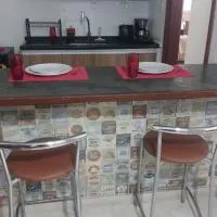 Flat próximo ao Shopping e Praia, hotell sihtkohas São Vicente