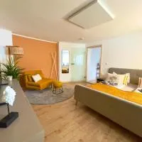 Appartment mit Garten im Beachhouse am Goitzschesee - strandnah & gemütlich, hotel em Bitterfeld