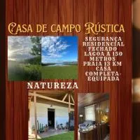 Osório Casa Rústica na Lagoa para 5 pessoas 2 quartos 250 metros da lagoabanhável 15 min da praia wiFi natureza tranquilidade, hotel a Osório
