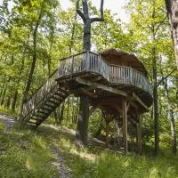 Jinačovice में, होटल TREE HOUSE U Mravence