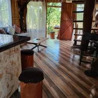 Rio Celeste में, होटल su cabaña Río Celeste