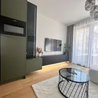 Koliba에 위치한 호텔 VApartment Nova Vajnorska , private parking
