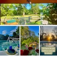 O et Terre, gite ressourcement bains spa cryo sauna et foret, hotel di Dormelles