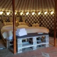 Mongolische Jurte auf Landhof inmitten der Natur bei Lübeck, hotel a Selmsdorf