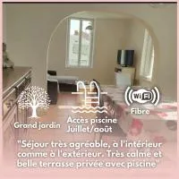 Maison cosy à la campagne, piscine et tranquillité, ξενοδοχείο σε Habas