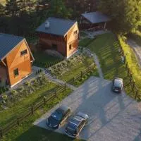 Widokówka Myczkowce 2, hotel u gradu Mičkovce