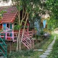 Cat Tien Garden Lodge、カッティエンのホテル