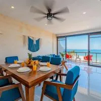 Condo vista al mar, alberca rooftop Chixchulub, hotel en Chicxulub