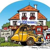 Logis Hôtel Les 200 Bornes, viešbutis mieste Pouilly-sur-Loire