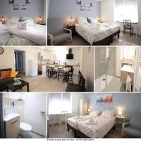 Les loges de Véro - RDC - Entièrement climatisé - Parking privé - Garage vélo moto - Rénové en 2025 - Classé 3 étoiles - 5 couchages - 2 ch - 1 canapé conv - WIFI - Boulangerie, petite restauration et restaurant à prox - À 5 mn du centre de Verdun, hotel i Thierville-sur-Meuse