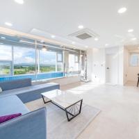 강릉에 위치한 호텔 강릉 더강문풀빌라&스파 신축풀빌라 오션뷰