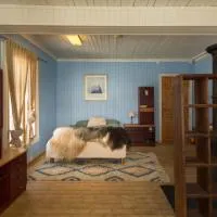 The blue room at Vevstogo - cosy bedroom with a mesmerizing view, sauna and eco living in an old school house, хотел в Løken