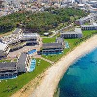 an aerial view of a resort on the beach at Grecotel Grand Hotel Egnatia, Alexandroupoli