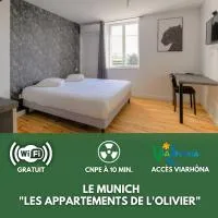 Le Munich - Les appartements de l'olivier، فندق في Loyettes