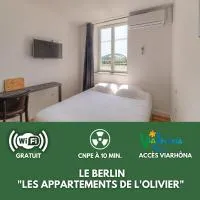 Le Berlin - Les appartements de l'olivier، فندق في Loyettes