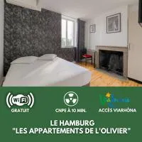 Le Hamburg - Les appartements de l'olivier، فندق في Loyettes