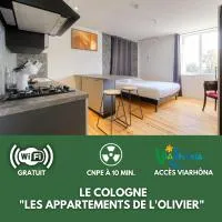 Le Cologne - Les appartements de l'olivier، فندق في Loyettes