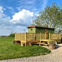 Fernlea Luxury Shepherds Hut & Hot Tub, отель в городе Boosbeck