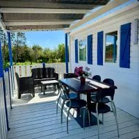 Relax tra gli ulivi casetta CHIARA, hotell i La Sdriscia