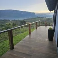 Chalé Curvas da Canastra: São Roque de Minas'ta bir otel