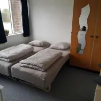 Værelse m minikøkken brusekabine og toilet 2 prs, hotel Koldingban