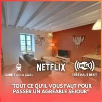 Logement de caractère en haute ville de Quimperlé โรงแรมในเกมแปร์ลี