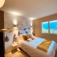 Bellevue T1 cozy avec piscine et panorama alpin - proche du lac、ラ・モット・セルヴォレックスにあるシャンベリ・サヴォワ空港 - CMFの周辺ホテル