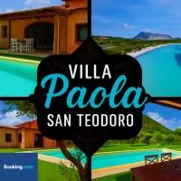 Villa Paola San Teodoro con piscina privata, hotel di Lu Lioni