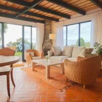 Green OceanView Relaxing Cottage, hotel din Mosteiros