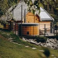 Osada Poli Koniaków - Panoramiczny Domek nr 5 z Prywatną Balią i Hydromasażem, отель в городе Конякув