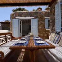 Mykonos Seaside Villa 3BR Aleomandra Gem, hotel em Ornos