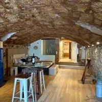 Moià में, होटल Suíte Sant Sebastià con jacuzzi, sauna y jardín