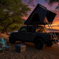 Embark on a journey through Maui with Aloha Glamp's jeep and rooftop tent allows you to discover diverse campgrounds, unveiling the island's beauty from unique perspectives each day, hotel poblíž Letiště Kahului - OGG, Paia