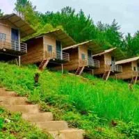 Top view La Pan Tan: Mù Cang Chải şehrinde bir otel