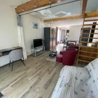 Studio indépendant avec filet de lecture, hotel Génissieux városában