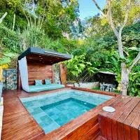 Cabaña Cedro Amarillo - Jacuzzi Grande Con Calefacción - Cerca a Medellín, viešbutis mieste Sopetranas