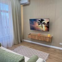 Уютная студия в жк Premium Plaza, kh&aacute;ch sạn gần Aktau International Airport - SCO, Aktau