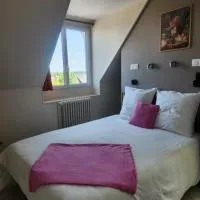 chambre rose, hotel a Saint-Nicolas-dʼAliermont