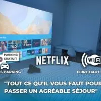 CinéLux - Appartement entier - Parking gratuit, хотел в Algrange