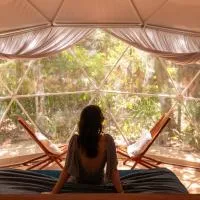 Jungle Glamping K'u' Kuk, hotel en Chemuyil
