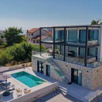 Seafront Villa Aurea with pool and seaview, hotel v destinaci Privlaka