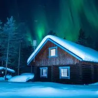 Cozy Log Cabin with Sauna and Wifi, ξενοδοχείο σε Muonio